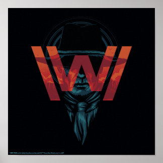 Westwelt | The Man in Black Logo Graphic Poster
