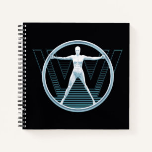 Westwelt   Vitruvian Android-Logo Notizbuch