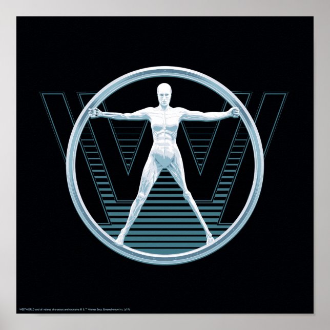 Westwelt | Vitruvian Android-Logo Poster (Vorne)