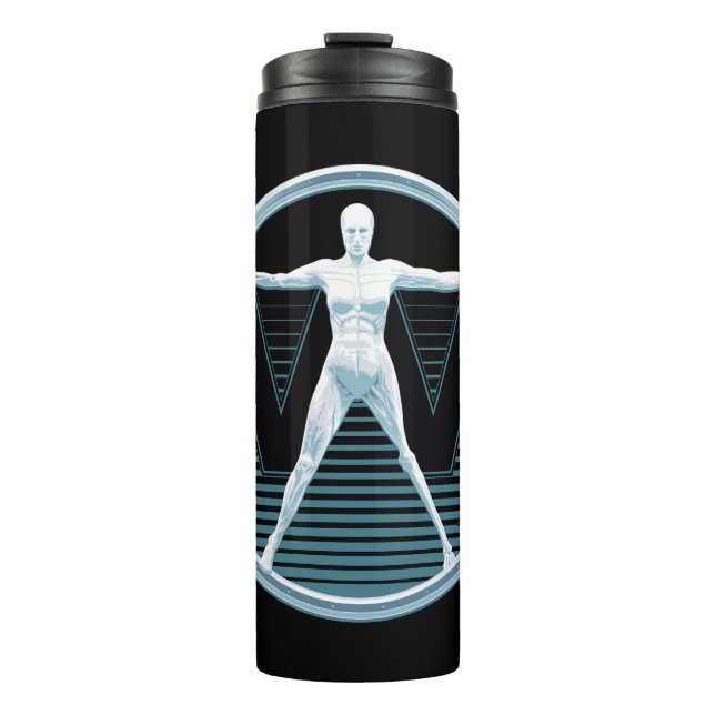Westwelt | Vitruvian Android-Logo Thermosbecher (Vorderseite)