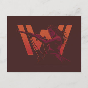 Westwelt   Wyatt mit unbedachtem Logo Postkarte