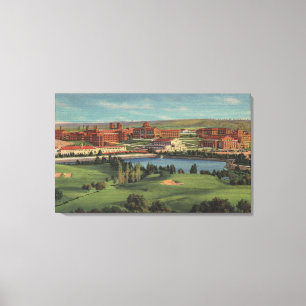 Westwood Hills, CA - View of U.C.L.A. Campus Leinwanddruck