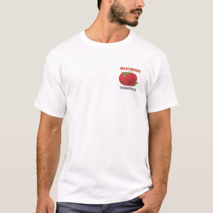 Westwood-Tomaten - Etikett für Vintage Fruchtkäse T-Shirt