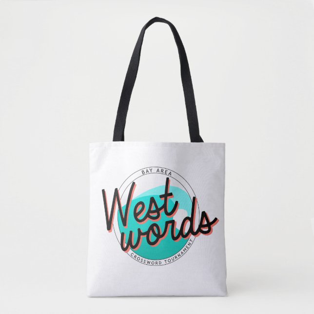 Westwords-Tasche (heller/anpassbarer Hintergrund) (Vorderseite)