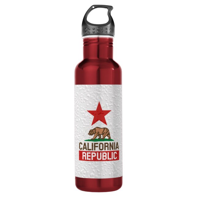 Wet California Republic Edelstahlflasche (Vorderseite)