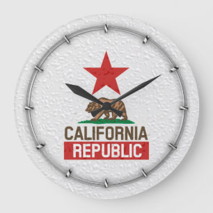 Wet California Republic Große Wanduhr