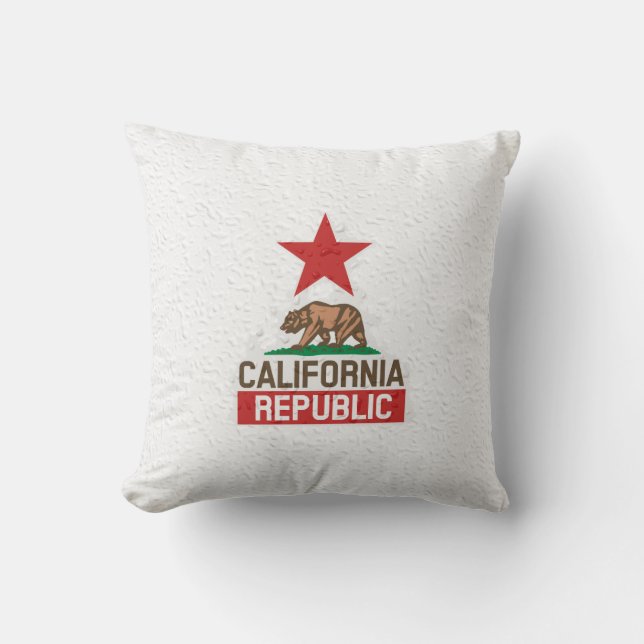 Wet California Republic Kissen (Vorderseite)