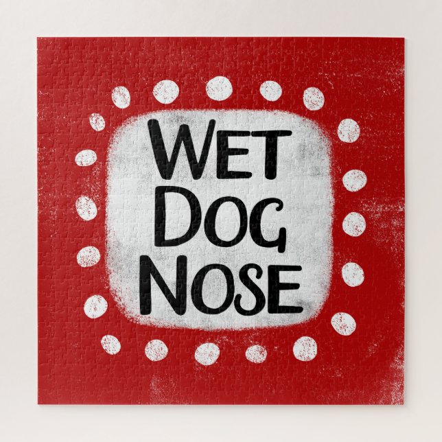 Wet Dog Nose Jigsaw Puzzle (Vertikal)
