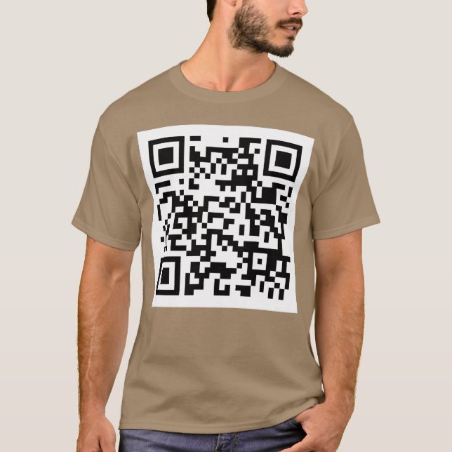 Wet fart QR code joke meme T-Shirt (Vorderseite)