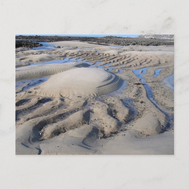 Wet Sand Postkarte (Vorderseite)