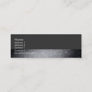 Wet Street Business Card Mini Visitenkarte