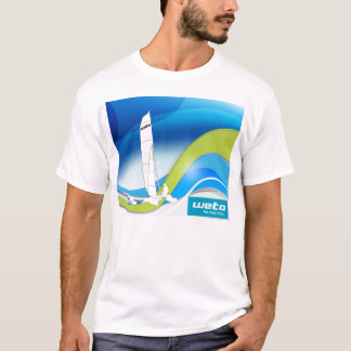 Weta Trimaran Design auf Kurzarm-T - Shirt