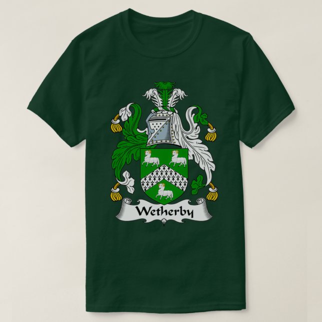 Wetherby Coat of Arms Familienwappen T-Shirt (Design vorne)