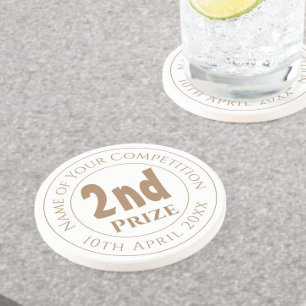 Wettbewerb 2. Preis Trophäe Untersetzer