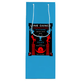 Wettbewerb "American Line Tancing" Geschenktüte Für Weinflaschen