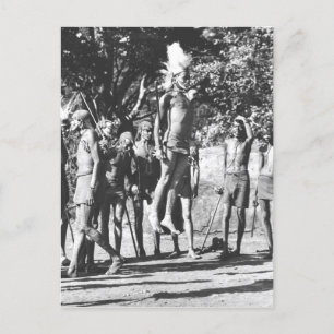 Wettbewerb Maasai Warrior Jumping Postkarte