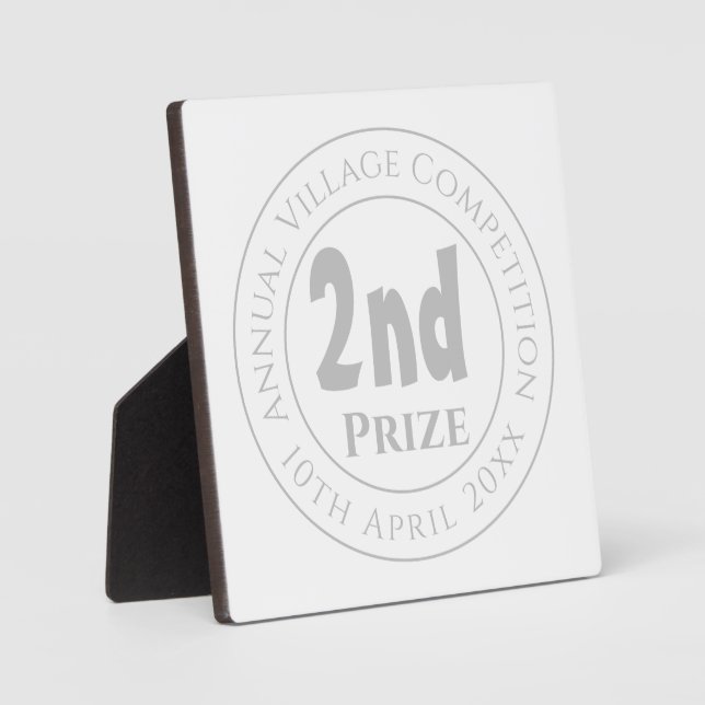 Wettbewerb Preis Trophäe Preis Plaque Fotoplatte (Vorderseite)