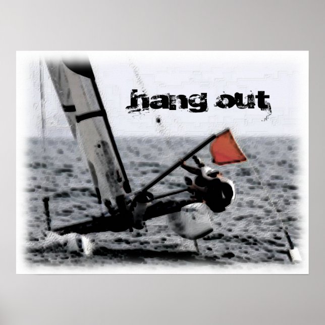 Wettbewerb Sailing Catamaran Picture Poster (Vorne)