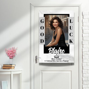 Wettbewerb Türposter Marmor Glitter Glam Verabschi Poster