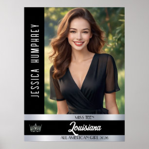 Wettbewerbs-Türposter Onyx Shine Benutzerfoto Poster