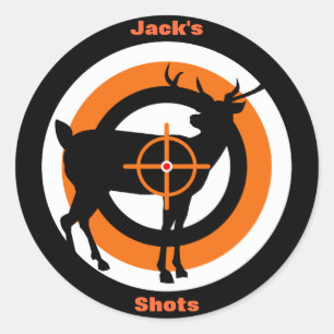 Wettbewerbs-Ziel-Flecken Runder Aufkleber