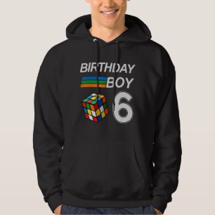 Wettbewerbsdrehzahl für 6 Jahre Geburtstag Hoodie