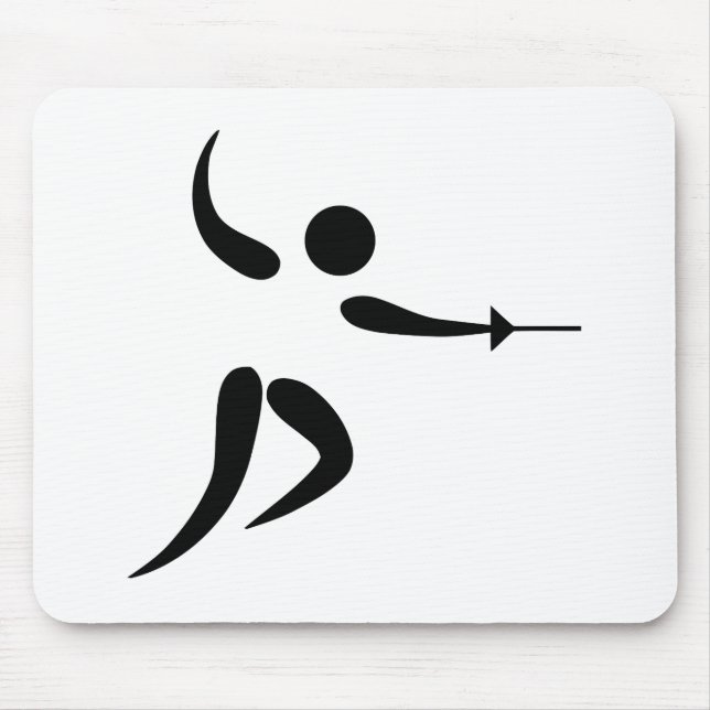 Wettbewerbsfähiges und olympisches fechtendes mousepad (Vorne)