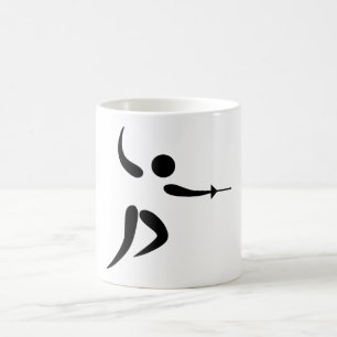 Wettbewerbsfähiges und olympisches fechtendes tasse