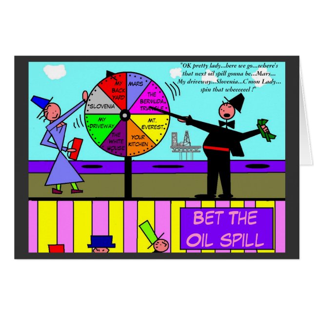 Wette auf die Ölkatastrophe (Vorderseite (Horizontal))