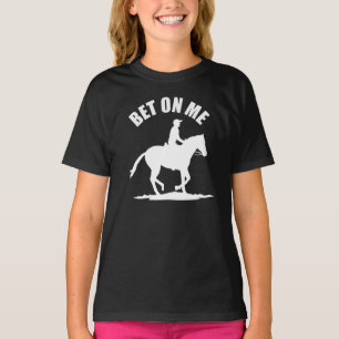 Wette auf mich - Pferderennbahn T-Shirt