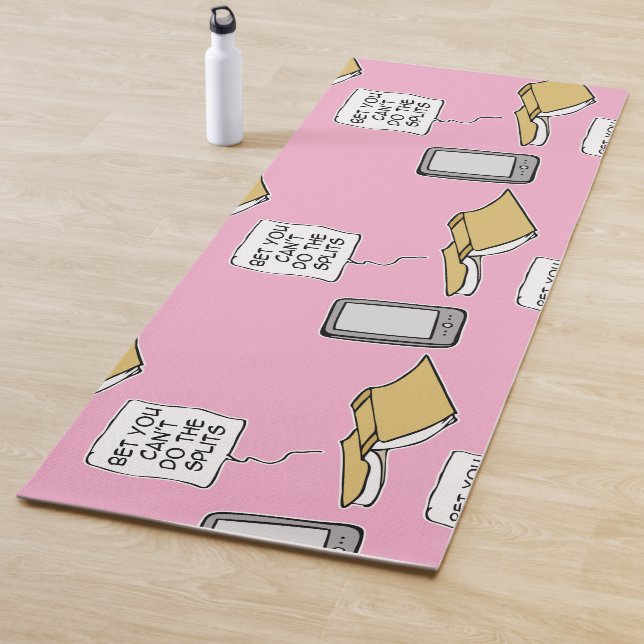 Wette, dass du die Splitter nicht machen kannst Yogamatte (Beispiel)