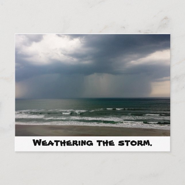 Wetter der Storm-Postkarte Postkarte (Vorderseite)