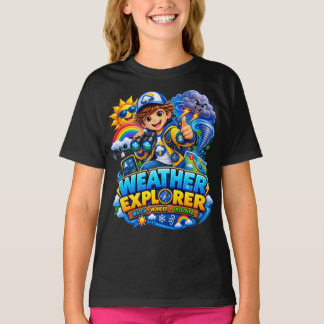 Wetter-Explorer Kinder STEM-Wissenschaft T-Shirt