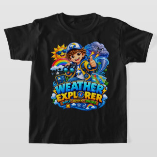 Wetter-Explorer Kinder STEM-Wissenschaft T-Shirt