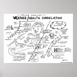 Wetter/Gesundheitskorrelation Poster