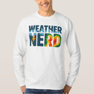 Wetter-Nerd | Radar und Blitz für Meteorologie T-Shirt
