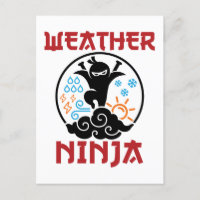 Wetter Ninja Meteorologe Meteorologie Weatherman