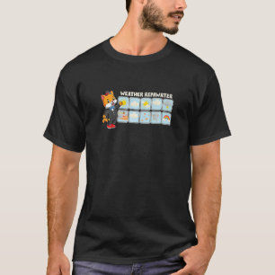 Wetter Repawter Cat Weather Reporter Weather Fore T-Shirt