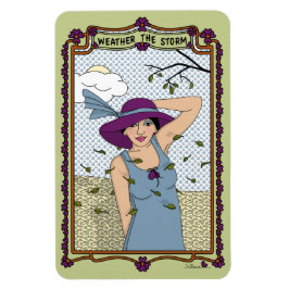 Wetter: Storm_A_4x6-Kühlschrank Magnet