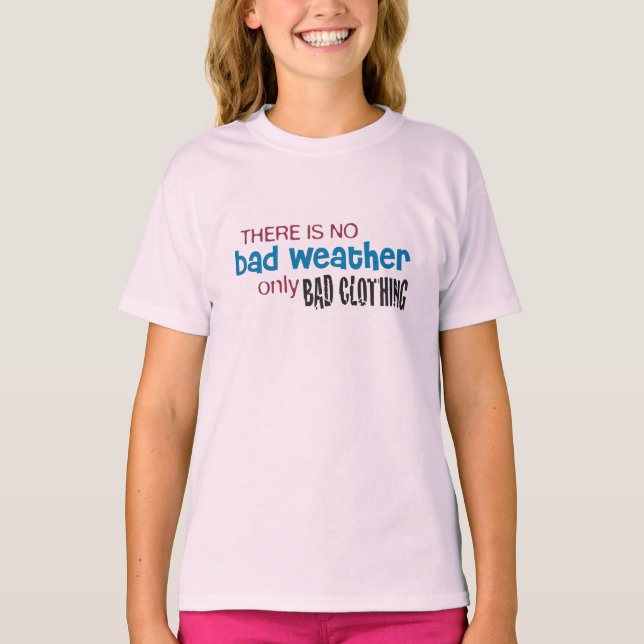 Wetter und Kleidung T-Shirt (Vorderseite)