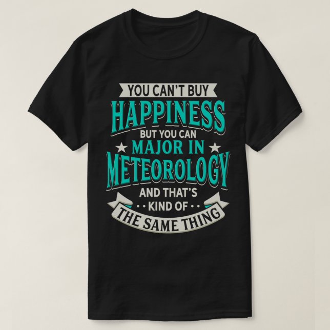 Wetter-Watcher-Meteorologe Meteorologie-Geschenk T-Shirt (Design vorne)