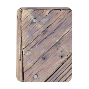 Wetterbezug aus Holz, Rough Textured Deck Magnet