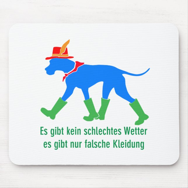 Wetterdogge Mousepad (Vorne)