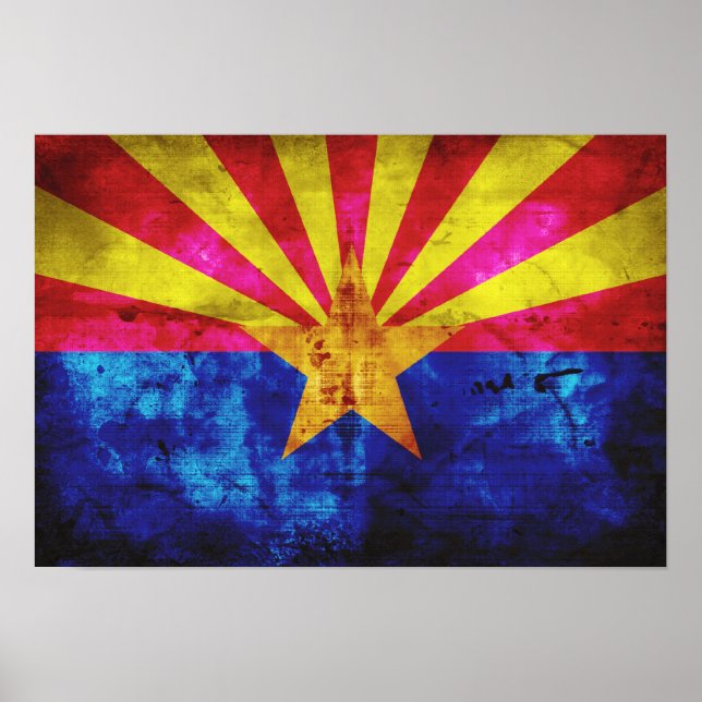 Wetterflagge Arizona Poster (Vorne)