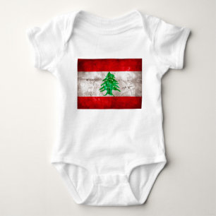 Wetterflagge im Libanon Baby Strampler