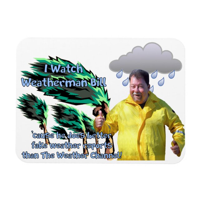 Wetterfrosch Bill Magnet (Horizontal)