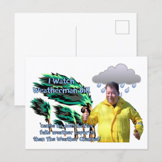 Wetterfrosch Bill Postkarte