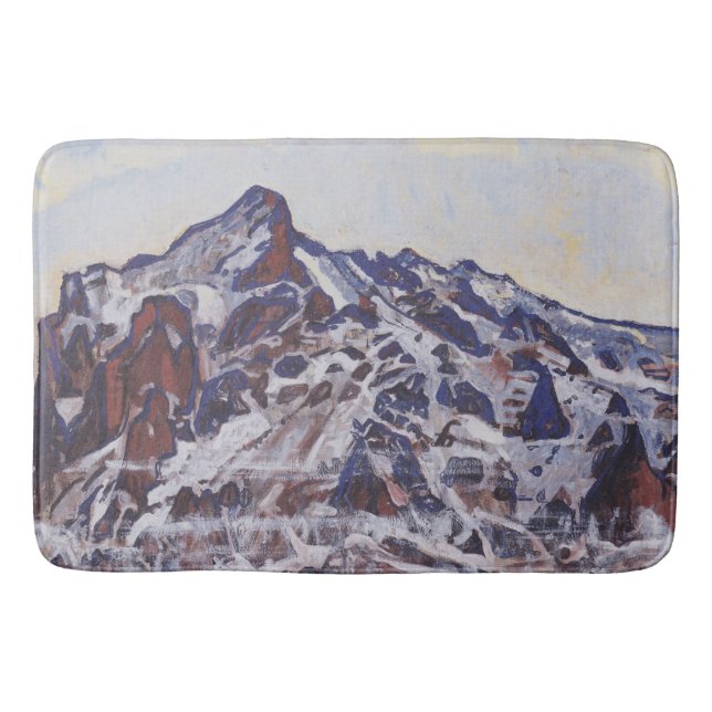 Wetterhornberg (Schneewinterlandschaft) Badematte (Vorderseite)