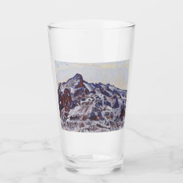 Wetterhornberg (Schneewinterlandschaft) Glas