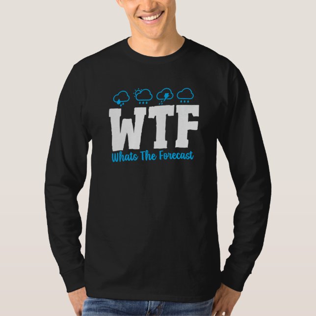 Wettermoderator Wetterfrosch Meteorologe T-Shirt (Vorderseite)
